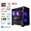 Fotografija izdelka Računalnik MEGA MT S7X R7-5700X/RTX4060Ti-8GB/32GB/1TB-4.0/750W/Win11Home/črna RGB