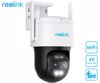 Fotografija izdelka Reolink TrackMix W760 IP kamera, WiFi, dva objektiva, 4K Ultra HD, vrtenje in nagibanje, IR nočno snemanje, LED reflektorji, aplikacija, vodoodporna, dvosmerna komunikacija, bela