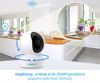 Fotografija izdelka Reolink E340 IP kamera, 5MP Super HD, Dual WiFi, vrtenje in nagibanje, 3x optični ZOOM, IR nočno snemanje, aplikacija, dvosmerna komunikacija, bela