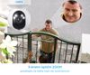 Fotografija izdelka Reolink E540 IP kamera, 5MP Super HD, WiFi, vrtenje in nagibanje, IR nočno snemanje, LED reflektorji, 3x ZOOM, aplikacija, vodoodporna, dvosmerna komunikacija, bela
