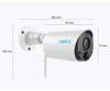 Fotografija izdelka Reolink ARGUS B320 IP kamera, 3MP Super HD, WiFi, baterija, nočno snemanje, IR LED diode, vodoodporna, aplikacija, dvosmerna komunikacija, bela