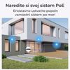 Fotografija izdelka Reolink TRACKMIX P760 IP kamera, 4K 8MP Ultra HD, PoE, vrtenje in nagibanje, dva objektiva, barvno nočno snemanje, LED reflektorji, aplikacija, IP65 vodoodpornost, dvosmerna komunikacija, bela