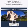 Fotografija izdelka Reolink FLOODLIGHT F750P IP kamera, 4K 8MP Ultra HD, PoE, 180° snemalni kot, dva objektiva, barvno nočno snemanje, LED reflektorji, aplikacija, IP66 vodoodpornost, dvosmerna komunikacija, bela