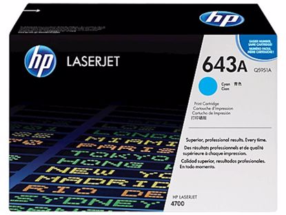 Fotografija izdelka Toner HP Q5951A 643A Moder Original