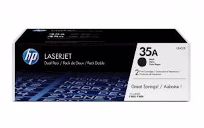 Fotografija izdelka Toner HP CB435AD 35A Črn, Dvojno pakiranje, Original