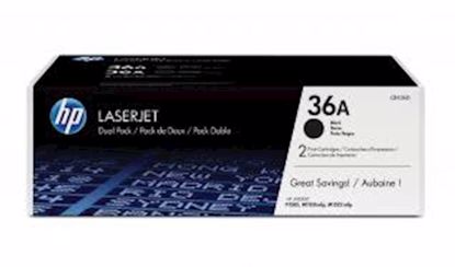 Fotografija izdelka Toner HP CB436AD 36A Črn, dvojno pakiranje, Original
