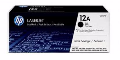 Fotografija izdelka Toner HP Q2612AD 12A Črn, dvojno pakiranje, Original