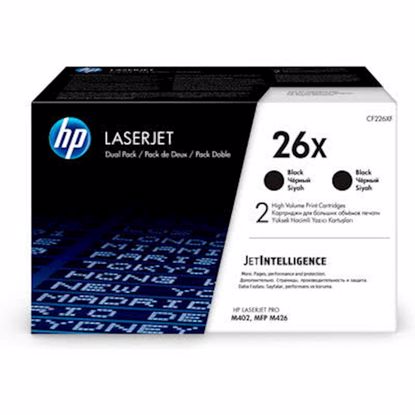 Fotografija izdelka Toner HP CF226XD26X Črn, Dvojno pakiran, Original