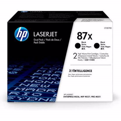 Fotografija izdelka Toner HP CF287XD 87X Črn, dvojno pakiranje, Original