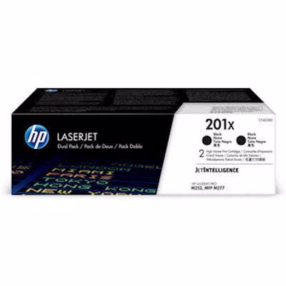 Fotografija izdelka Toner HP CF400XD 201X Črn, dvojno pakiranje, Original