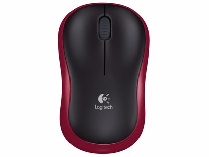 Fotografija izdelka LOGITECH M185 brezžična optična rdeča miška