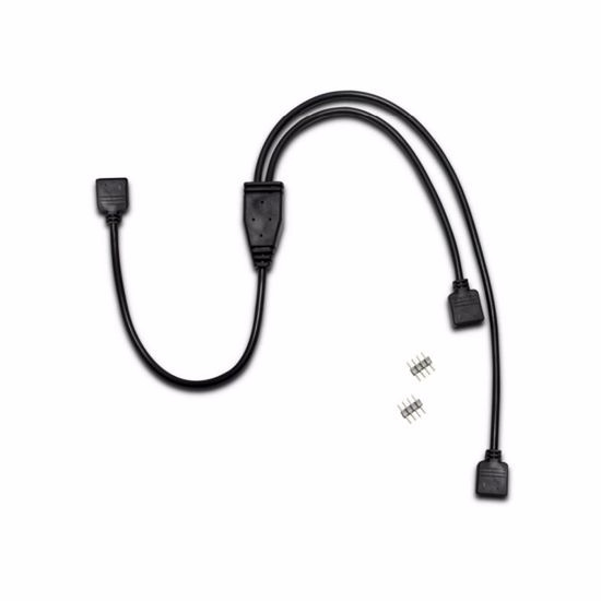 Fotografija izdelka INTER-TECH RGB 1x15cm 1x25cm RGB 4-pin razdelilni kabel