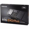 Fotografija izdelka SAMSUNG 970 EVO Plus 2TB M.2 PCIe 3.0 NVMe 1.3 (MZ-V7S2T0BW) SSD