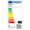 Fotografija izdelka WOOX R5143 Smart WiFi LED GU10 4,9W Crystal Clear 2700K-6500K PAR16 zatemnilna pametna žarnica