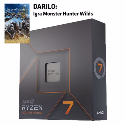 Fotografija izdelka AMD Ryzen 7 7700X 4,5/5.4GHz 32MB AM5 105W BOX brez hladilnika procesor