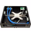 Fotografija izdelka INTER-TECH Thin Mini-ITX IP-40 črno ohišje