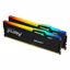 Fotografija izdelka KINGSTON Fury Beast 32GB (2x16GB) 5600MT/s DDR5 CL40 XMP KF556C40BBAK2-32 RGB ram pomnilnik
