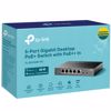 Fotografija izdelka TP-LINK TL-SG1005P-PD 5-port Gigabit 4xPoE+ 66W napajanje preko PoE++ mrežno stikalo-switch