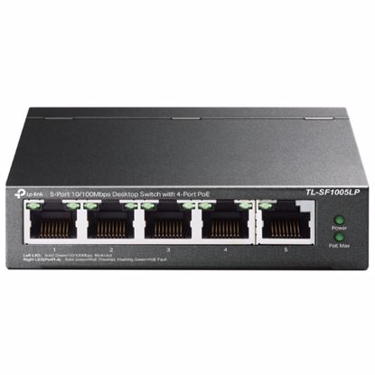 Fotografija izdelka TP-LINK TL-SF1005LP 5-port 10/100Mbps 4xPoE 41W mrežno stikalo-switch