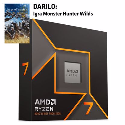 Fotografija izdelka AMD Ryzen 7 9700X 3,8/5,5GHz 8c 40MB 65W AM5 brez hladilnika BOX procesor