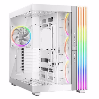 Fotografija izdelka BE QUIET! LIGHT BASE 900 FX (BGW72) RGB Full Tower okno belo ohišje