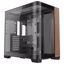 Fotografija izdelka ANTEC C8 Curve Wood Full-Tower okno leseno črno/rjavo gaming ohišje