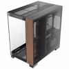 Fotografija izdelka ANTEC C8 Curve Wood Full-Tower okno leseno črno/rjavo gaming ohišje