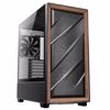 Fotografija izdelka ANTEC Flux midi-ATX okno leseno črno/rjavo gaming ohišje