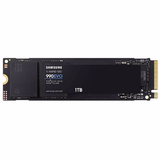 Fotografija izdelka SAMSUNG 990 EVO 1TB M.2 PCIe 4.0 NVMe 2.0 (MZ-V9E1T0BW) SSD