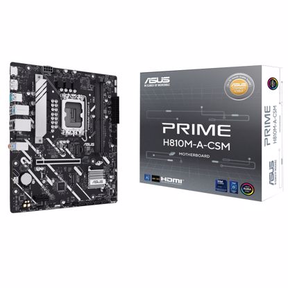 Fotografija izdelka ASUS Prime H810M-A-CSM DDR5 mATX osnovna plošča