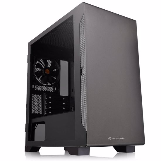 Fotografija izdelka THERMALTAKE S100 Micro-ATX okno črno ohišje