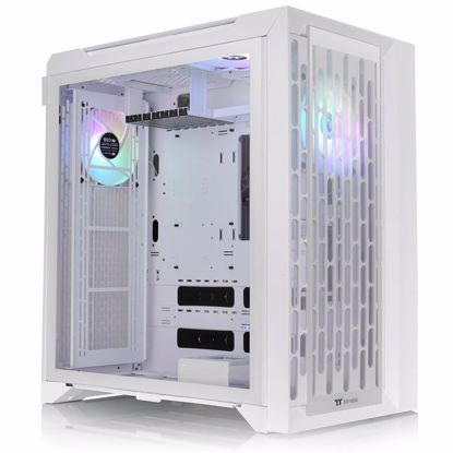 Fotografija izdelka THERMALTAKE CTE C700 TG ARGB Snow Mid-ATX okno belo ohišje