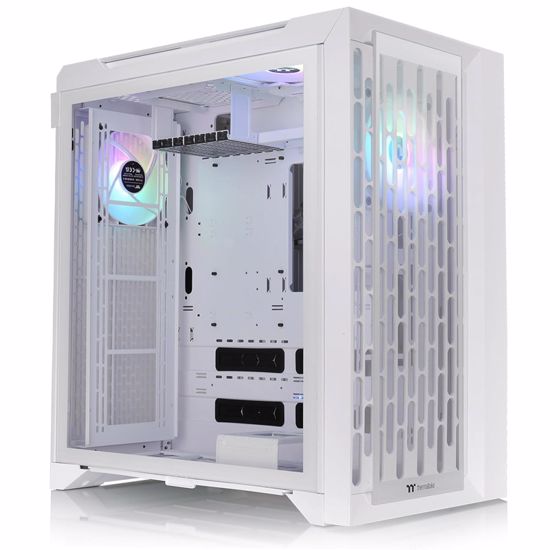 Fotografija izdelka THERMALTAKE CTE C700 TG ARGB Snow Mid-ATX okno belo ohišje