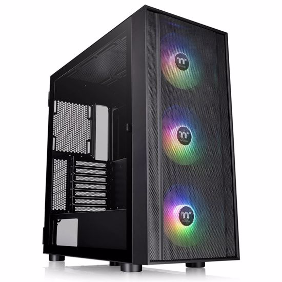 Fotografija izdelka THERMALTAKE H570 TG ARGB Mid-ATX okno črno ohišje