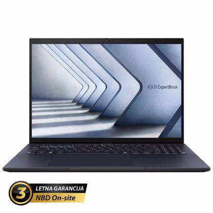 Fotografija izdelka ASUS ExpertBook B3 16" (40,64cm) WUXGA Intel Ultra 7 155H 32GB 1TB Windows 11 Pro (B3604CMA-WB75D0X) prenosni računalnik