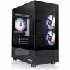 Fotografija izdelka THERMALTAKE View 170 TG ARGB Micro-ATX okno črno ohišje