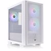 Fotografija izdelka THERMALTAKE Versa H16 TG ARGB Snow Micro-ATX okno belo ohišje