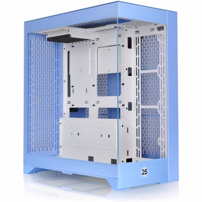 Fotografija izdelka THERMALTAKE CTE E600 MX Hydrangea Blue Midi-ATX okno modro ohišje