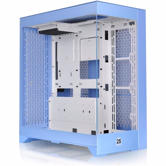 Fotografija izdelka THERMALTAKE CTE E600 MX Hydrangea Blue Midi-ATX okno modro ohišje