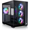 Fotografija izdelka THERMALTAKE VIEW 380 TG ARGB Midi-ATX BTF okno črno ohišje