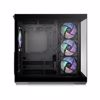 Fotografija izdelka THERMALTAKE VIEW 380 TG ARGB Midi-ATX BTF okno črno ohišje