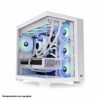 Fotografija izdelka THERMALTAKE VIEW 380 TG ARGB Snow Midi-ATX BTF okno belo ohišje