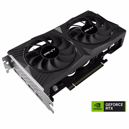 Fotografija izdelka PNY GeForce RTX 4060 8GB Verto GDDR6 DLSS3 (VCG40608DFXPB1-O) grafična kartica