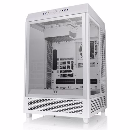 Fotografija izdelka THERMALTAKE The Tower 500 Snow Mid-ATX okno belo ohišje