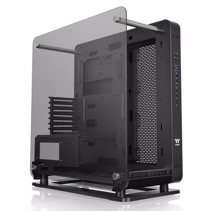 Fotografija izdelka THERMALTAKE CORE P6 TG Mid-ATX črno ohišje