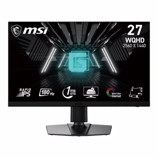 Fotografija izdelka Zaslon MSI G272QPF E2 27" / WQHD / Rapid IPS / 180Hz / 1ms GtG (črn)