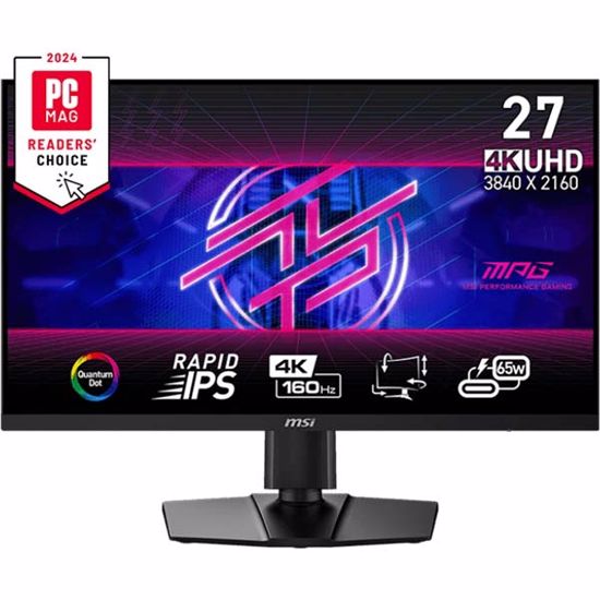 Fotografija izdelka Zaslon MSI MPG 274URF QD 27" / UHD / Rapid IPS / 160Hz / 0,5ms GtG (črn)