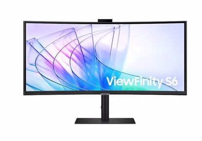 Fotografija izdelka Monitor Samsung S6 S65VC ViewFinity,34",VA, 21:9, 3440x1440, HDMI, USB-C(90W),Kamera, zvočniki