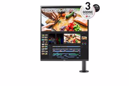 Fotografija izdelka Monitor LG 27,6" 28MQ780-B ergo, IPS, 2560 x 2880, 2x HDMI, DP, USB-C, zvočnik