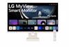 Fotografija izdelka Monitor LG 27" 27SR50F-W Smart, IPS, 1920x1080, 2x HDMI, bel, zvočnik